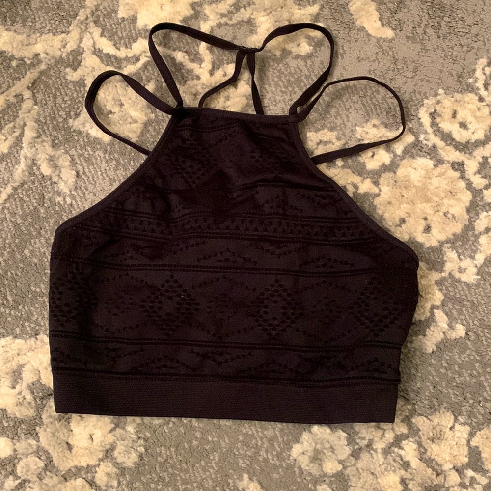 VS Black crop top sports bra